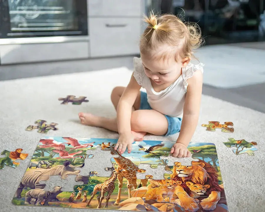 African Plains 35 Piece Floor Jigsaw Puzzle Cobble Hill