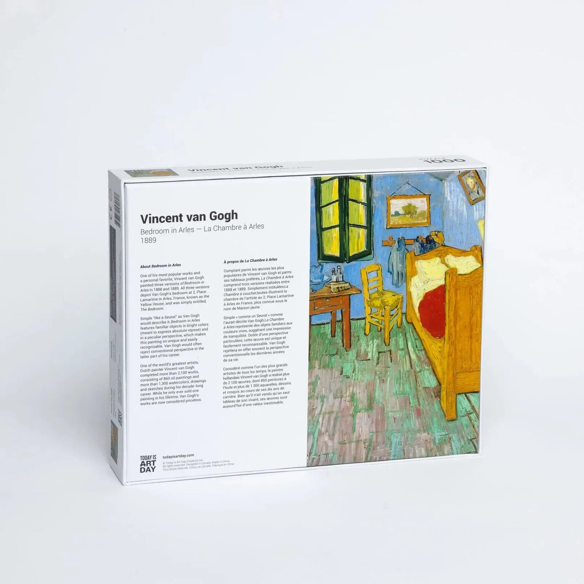 Bedroom in Arles by Van Gogh 1000 Piece Jigsaw Puzzle TIAD