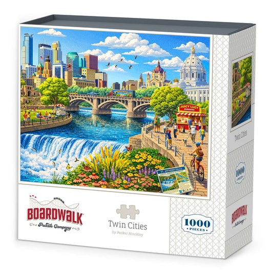 Twin Cities Minnesota 1000 Piece Jigsaw Puzzle Boardwalk