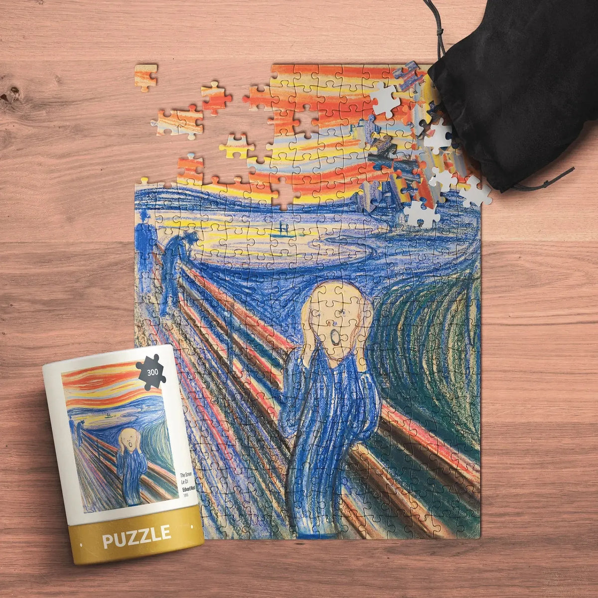 The Scream by Edvard Much 300 Piece Jigsaw Puzzle TIAD