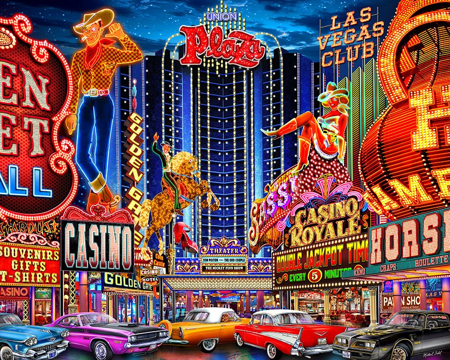 Viva Las Vegas 1000 Piece Jigsaw Puzzle Springbok