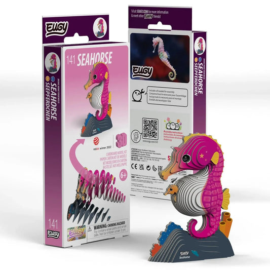 Seahorse 3D Cardboard Model Kit Eugy