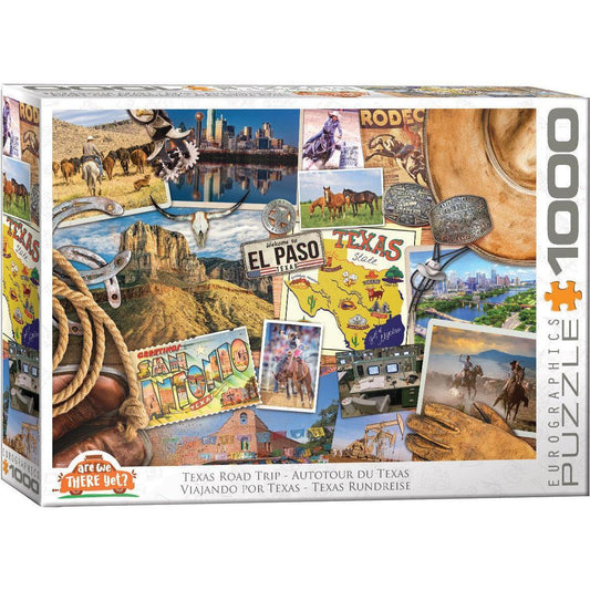 Texas Road Trip 1000 Piece Jigsaw Puzzle Eurographics