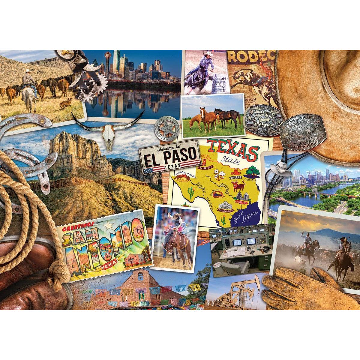 Texas Road Trip 1000 Piece Jigsaw Puzzle Eurographics