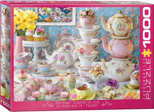 Tea Time 1000 Piece Jigsaw Puzzle Eurographics