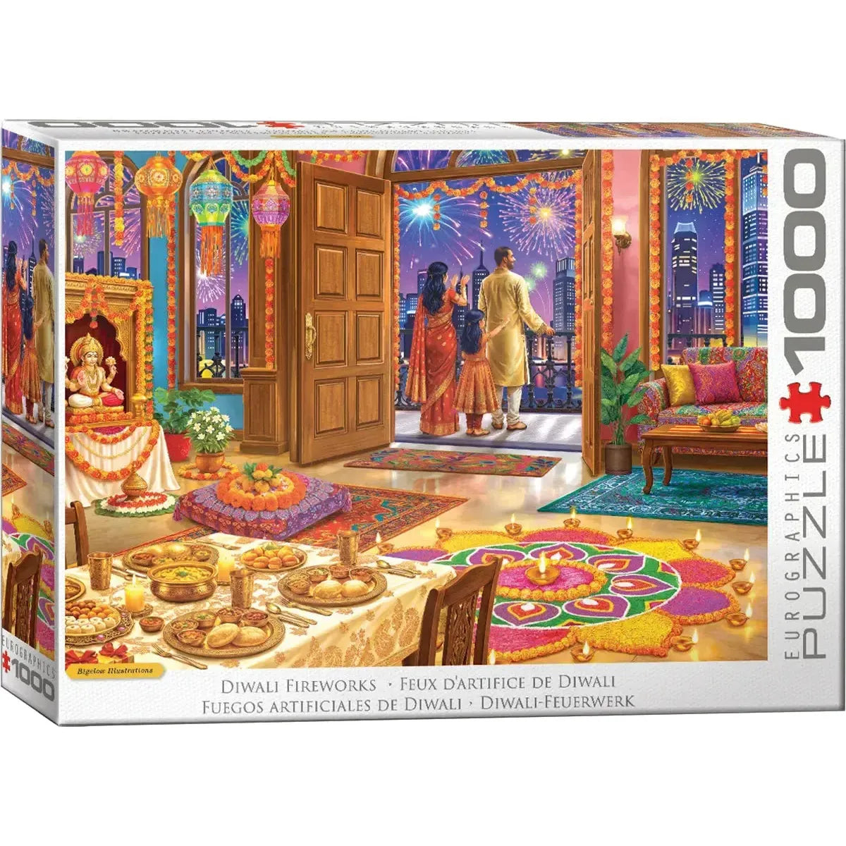 Diwali Fireworks 1000 Piece Jigsaw Puzzle Eurographics