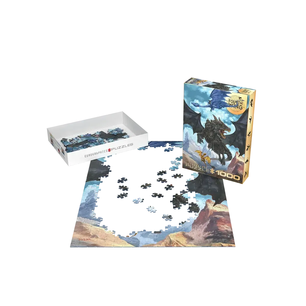 Violet, Dragon Rider Fourth Wing 1000 Piece Jigsaw Puzzle Eurographics
