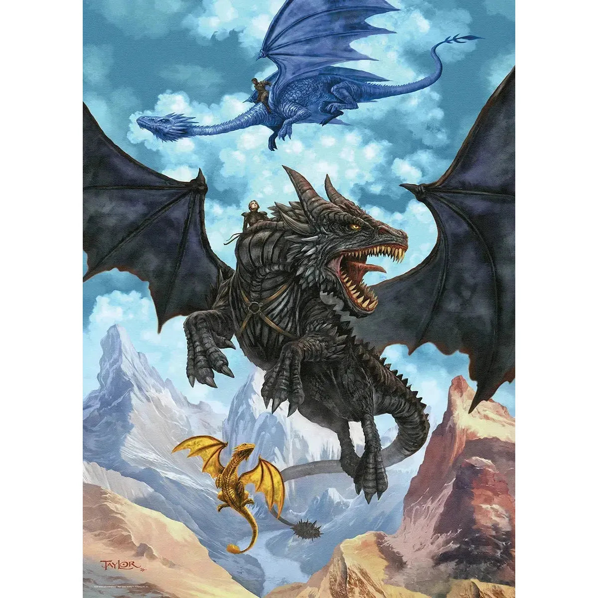 Violet, Dragon Rider Fourth Wing 1000 Piece Jigsaw Puzzle Eurographics