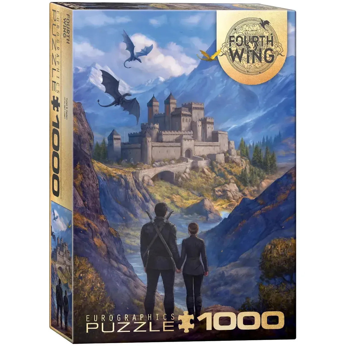 Violet & Xaden Fourth Wing 1000 Piece Jigsaw Puzzle Eurographics