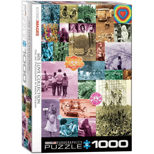 60s Love Collection 1000 Piece Jigsaw Puzzle Eurographics