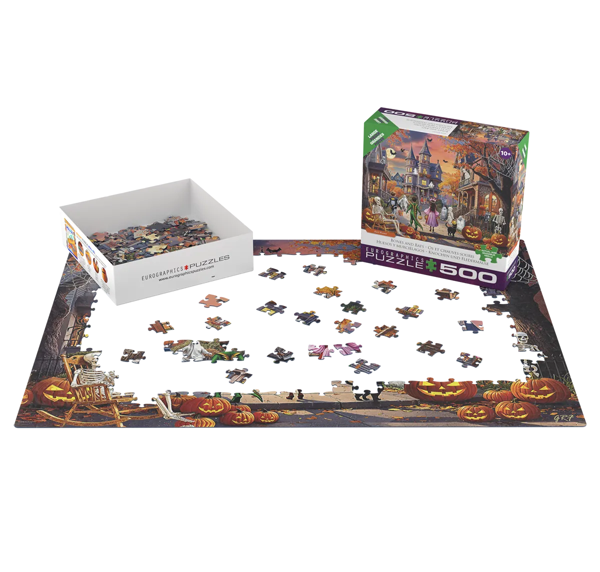 Bones & Bats 500 Piece Jigsaw Puzzle Eurographics