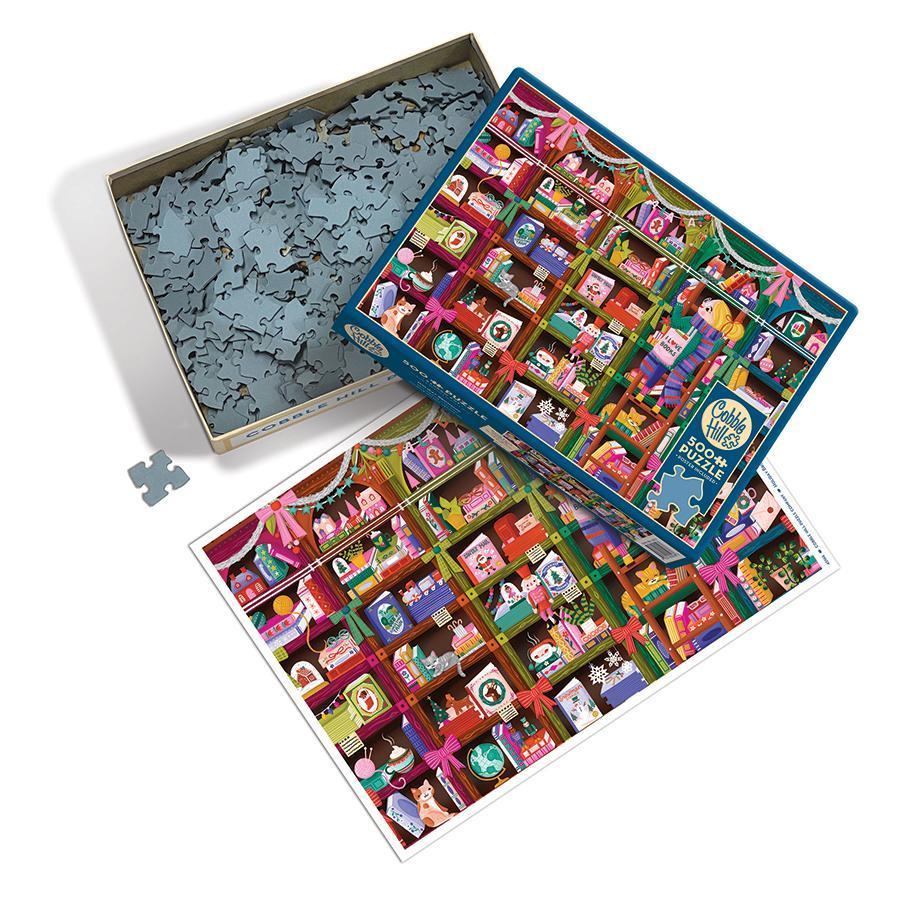 Holiday Browsing 500 Piece Jigsaw Puzzle Cobble Hill