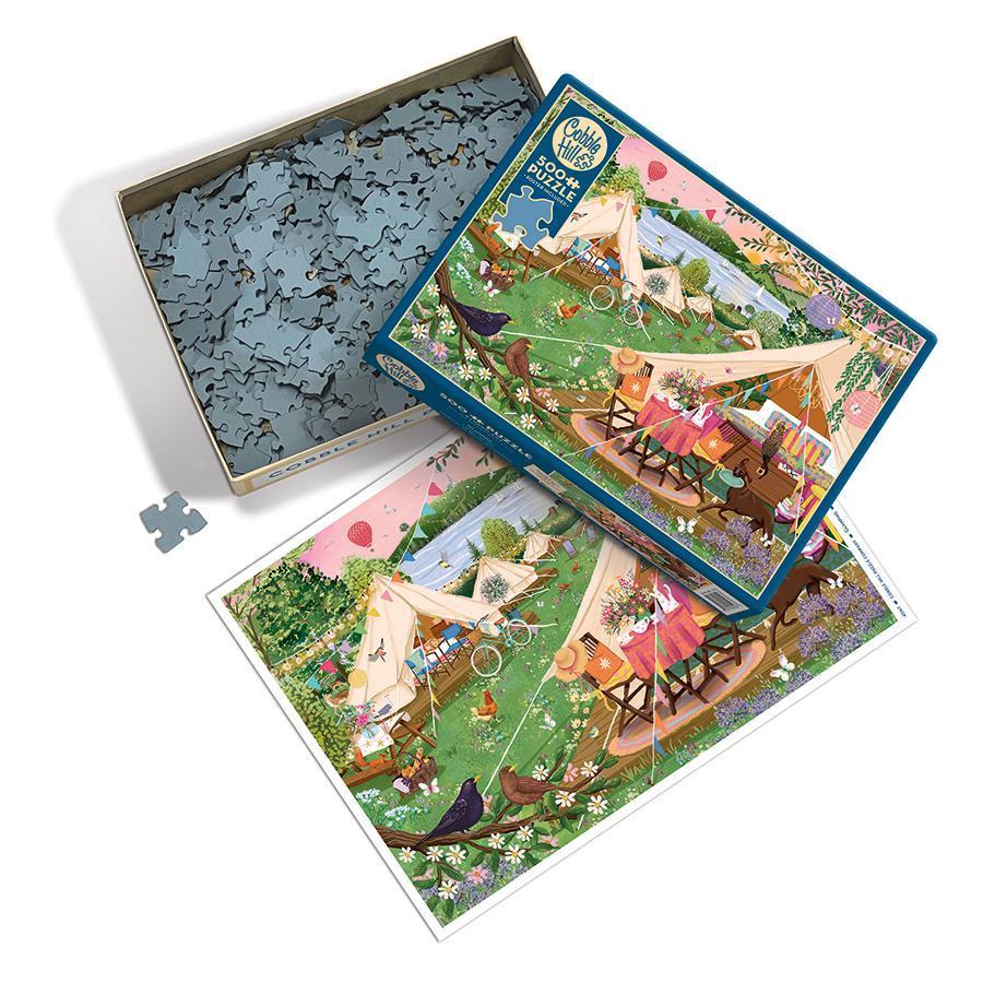 Glamping 500 Piece Jigsaw Puzzle Cobble Hill