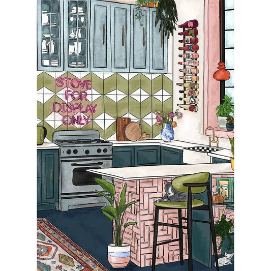 Stove for Display Only 1000 Piece Soft Touch Jigsaw Puzzle Ellembee