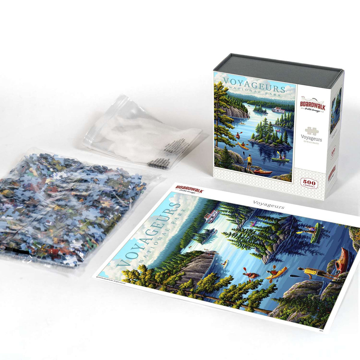 Voyageurs National Park 500 Piece Jigsaw Puzzle Boardwalk