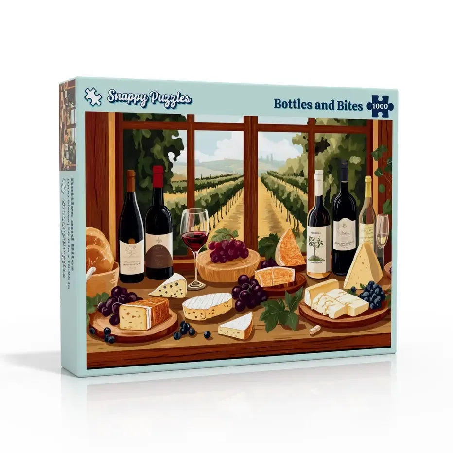Bottles & Bites 1000 Piece Jigsaw Puzzle Snappy