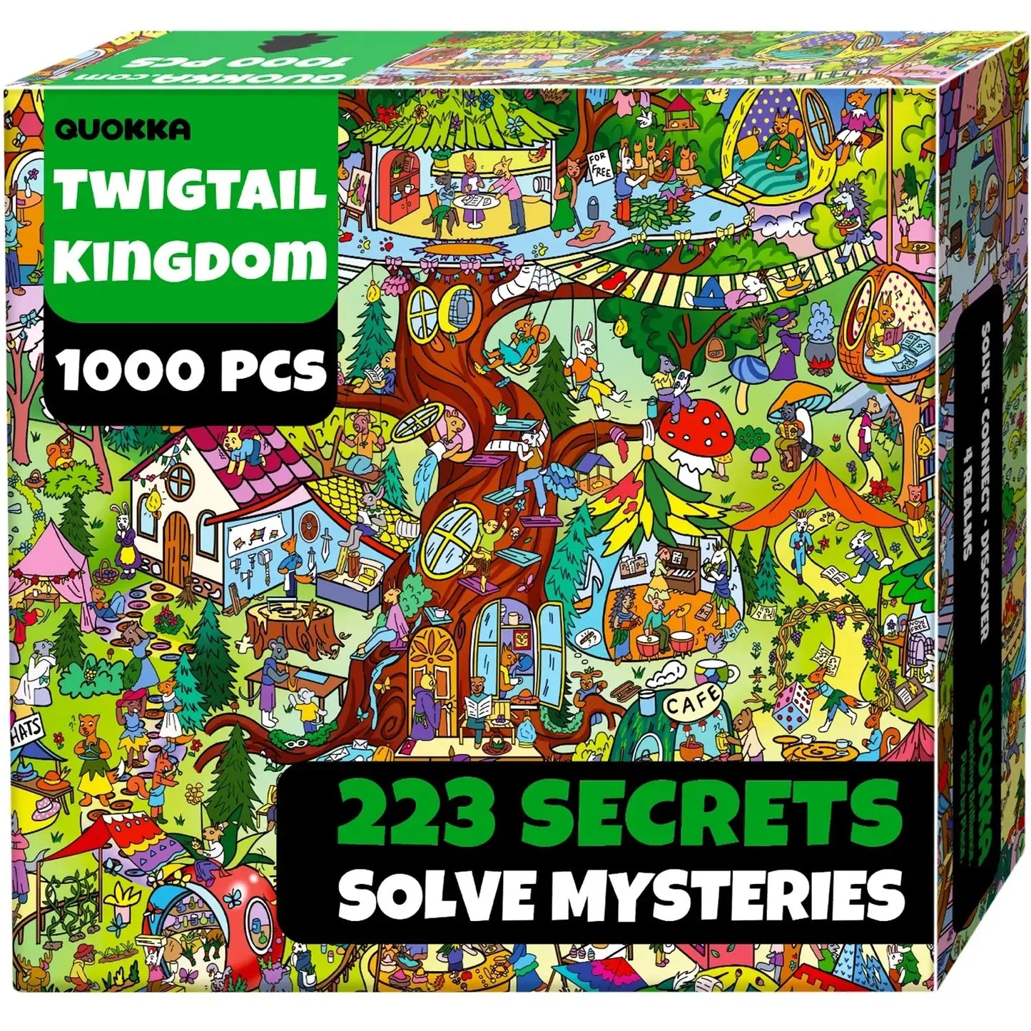 Twigtail Kingdom Mystery 1000 Piece Jigsaw Puzzle Quokka
