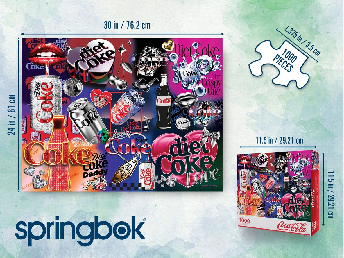 Diet Coke Bling 1000 Piece Jigsaw Puzzle Springbok