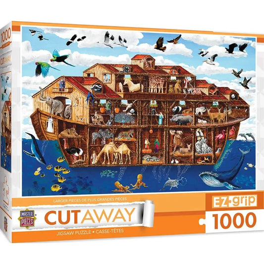 Noah's Ark Cut Away 1000 Piece EZ-Grip Jigsaw Puzzle MasterPieces