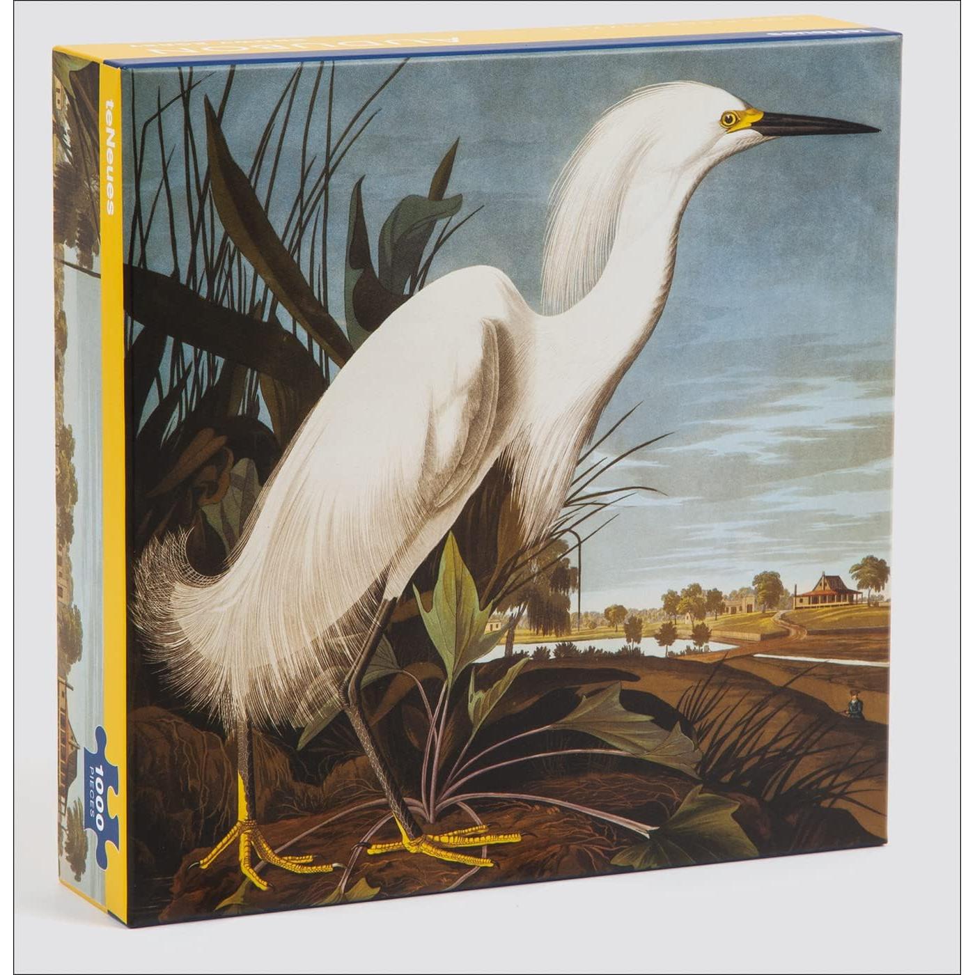 Snowy Egret by Audubon 1000 Piece Jigsaw Puzzle teNeues