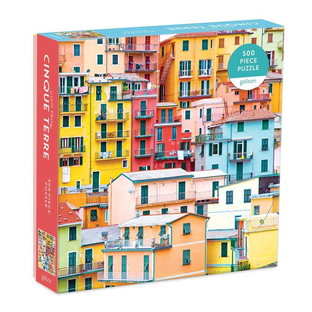 Ciao from Cinque Terre 500 Piece Jigsaw Puzzle Galison
