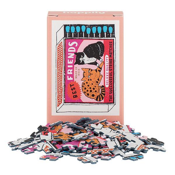 Matches 99 Piece Mini Jigsaw Puzzle Happily