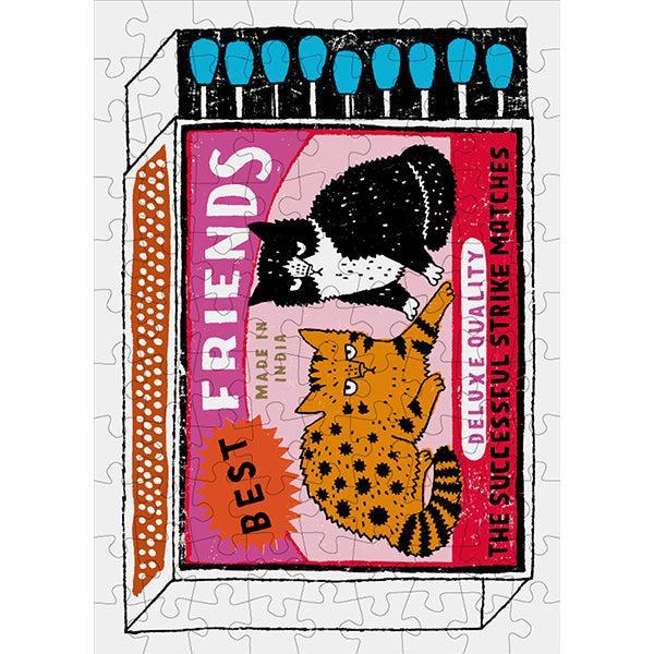 Matches 99 Piece Mini Jigsaw Puzzle Happily