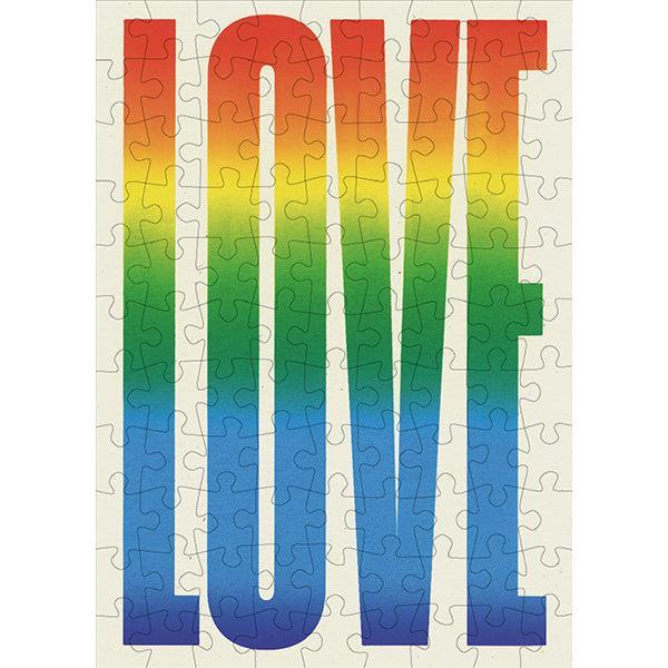 Love 99 Piece Mini Jigsaw Puzzle Happily