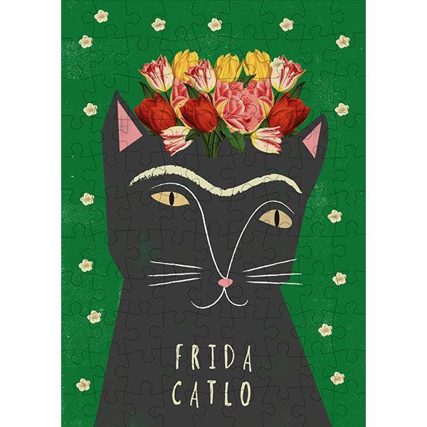 Frida Catlo 99 Piece Mini Jigsaw Puzzle Happily