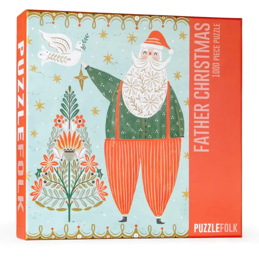 Father Christmas 1000 Piece Jigsaw Puzzle PuzzleFolk