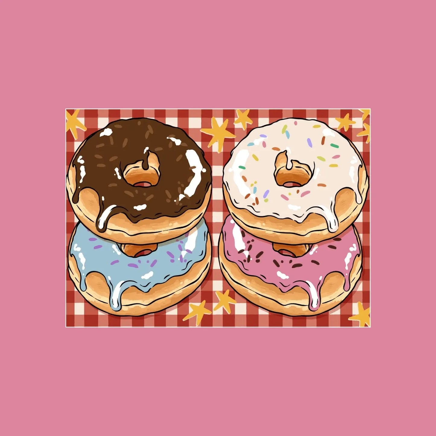 Donuts 99 Piece Mini Jigsaw Puzzle Puzzledly