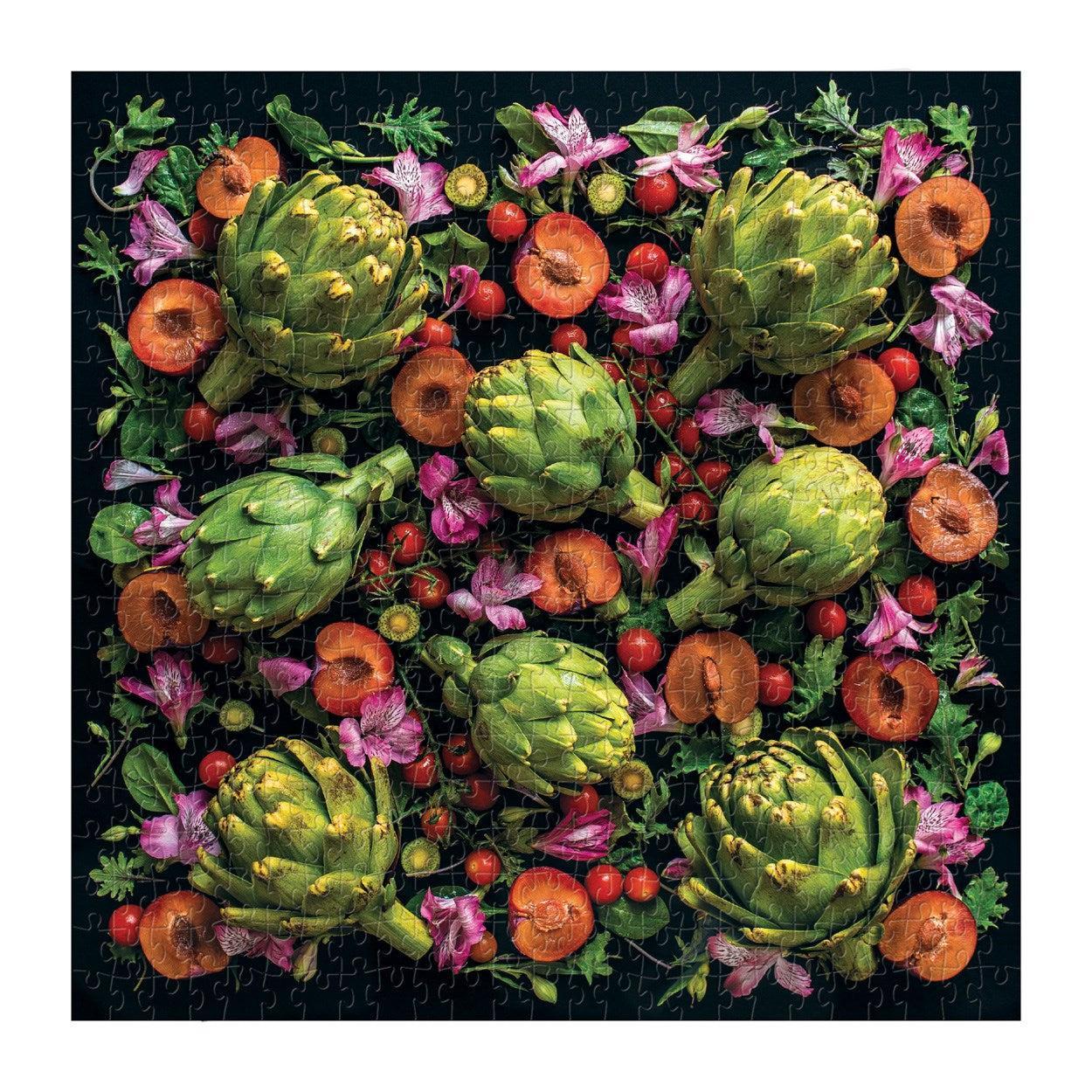 Artichoke Floral 500 Piece Jigsaw Puzzle Galison