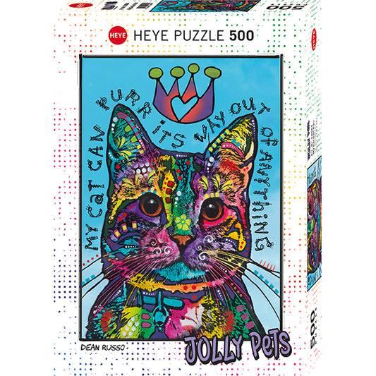 My Cat Can Purr 500 Piece Jigsaw Puzzle Heye
