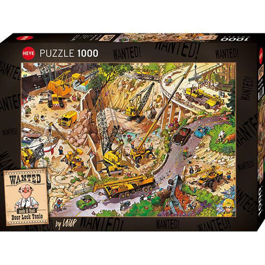 Door Lock Tonio Wanted Seek & Find 1000 Piece Jigsaw Puzzle Heye