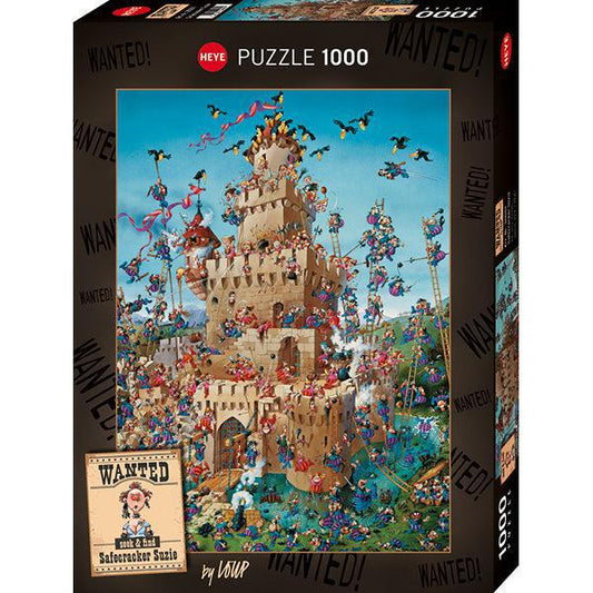 Safecracker Suzie Wanted Seek & Find 1000 Piece Jigsaw Puzzle Heye