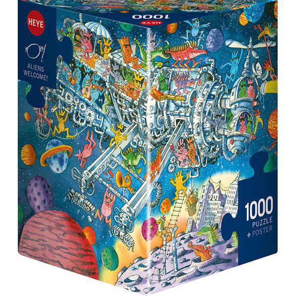 Aliens Welcome 1000 Piece Jigsaw Puzzle Heye