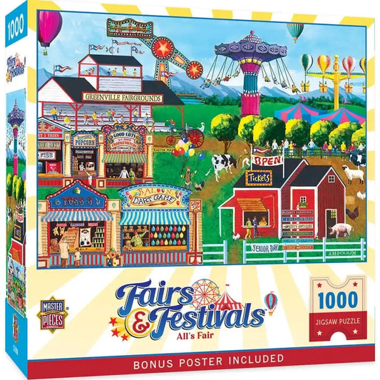 All's Fair A.M. Poulin 1000 Piece Jigsaw Puzzle MasterPieces