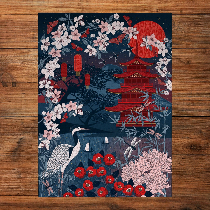 Sakura Heights 1000 Piece Jigsaw Puzzle Gibsons