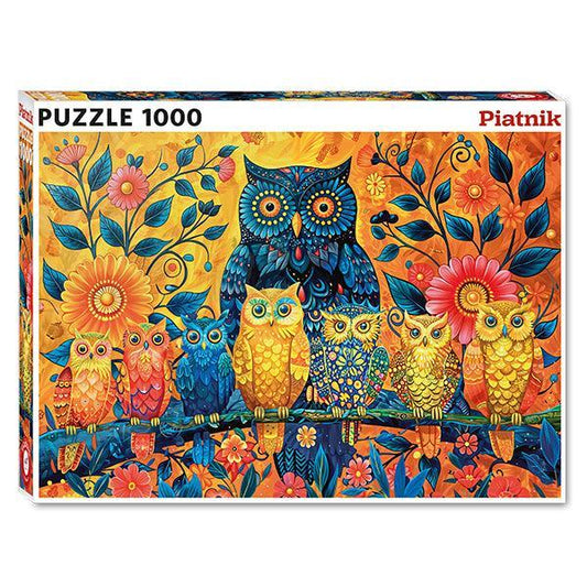 Owls 1000 Piece Jigsaw Puzzle Piatnik
