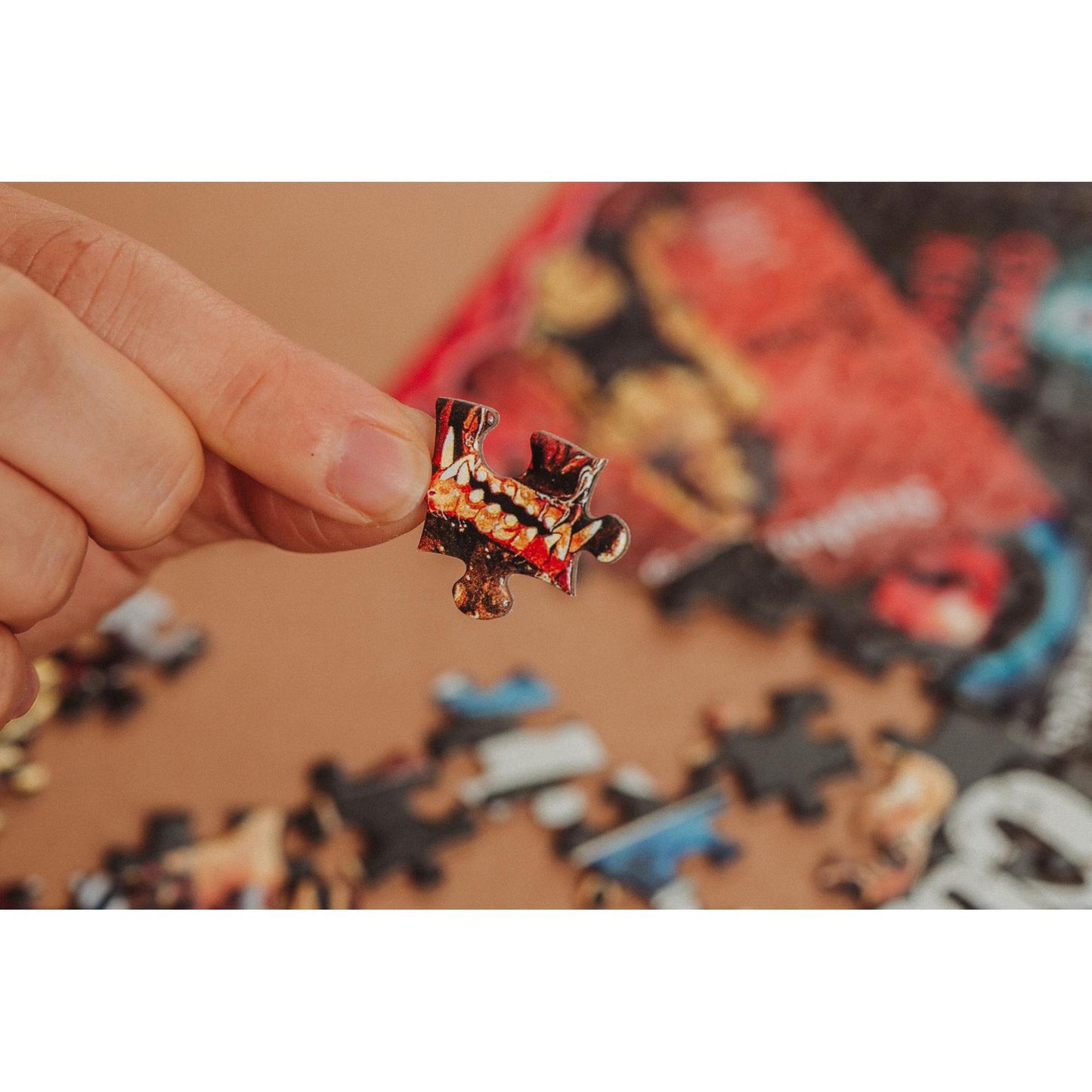 King of Horrors Stephen King Book Covers 1000 Piece Jigsaw Puzzle Toynk