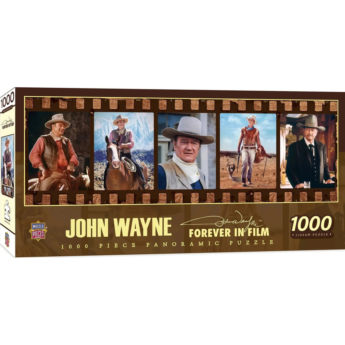 John Wayne Forever in Film 1000 Piece Panoramic Jigsaw Puzzle MasterPieces