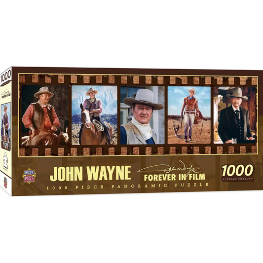 John Wayne Forever in Film 1000 Piece Panoramic Jigsaw Puzzle MasterPieces