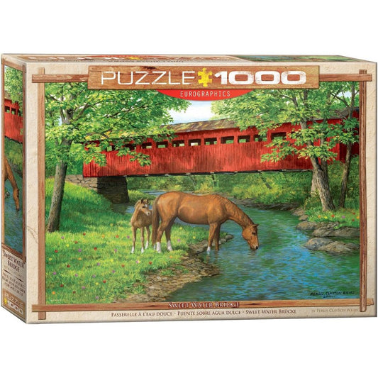 Sweet Water Bridge 1000 Piece Jigsaw Puzzle Eurographics
