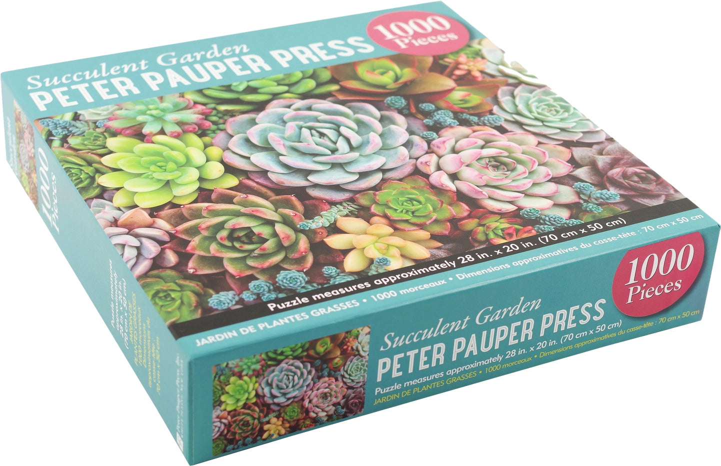 Succulent Garden 1000 Piece Jigsaw Puzzle Peter Pauper