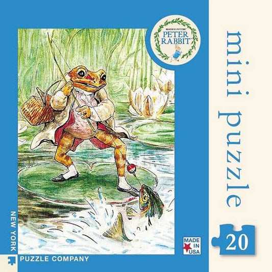 Mr. Jeremy Fisher Peter Rabbit 20 Piece Mini Jigsaw Puzzle NYPC