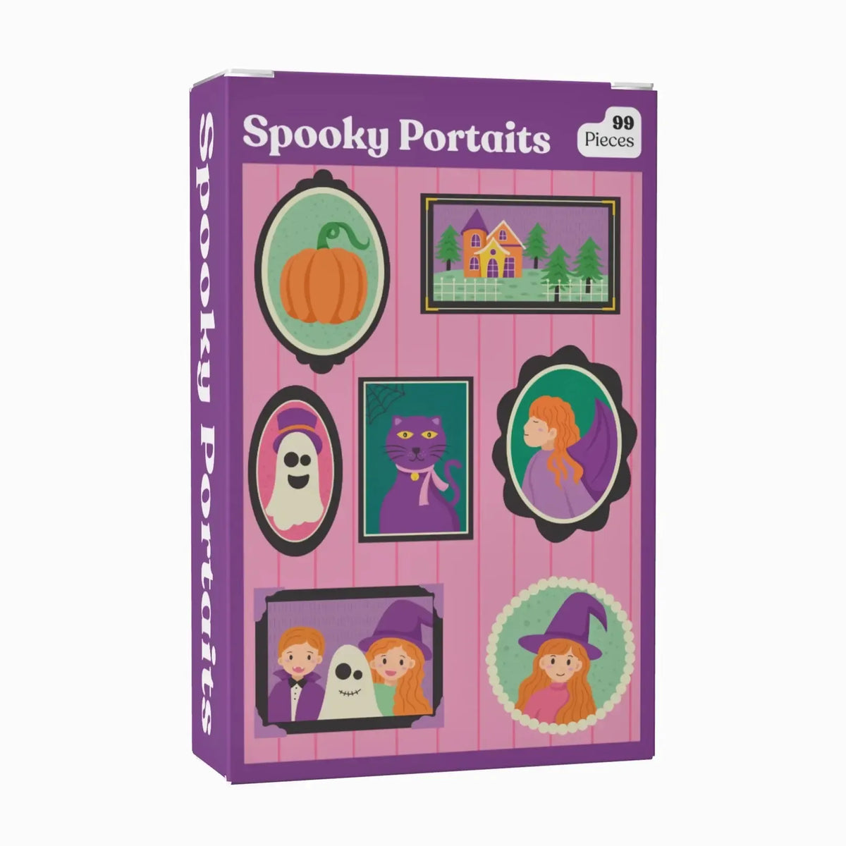 Spooky Portraits 99 Piece Mini Jigsaw Puzzle Puzzledly