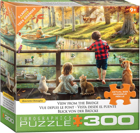 View from the Bridge 300 Piece Jigsaw Puzzle Eurographics