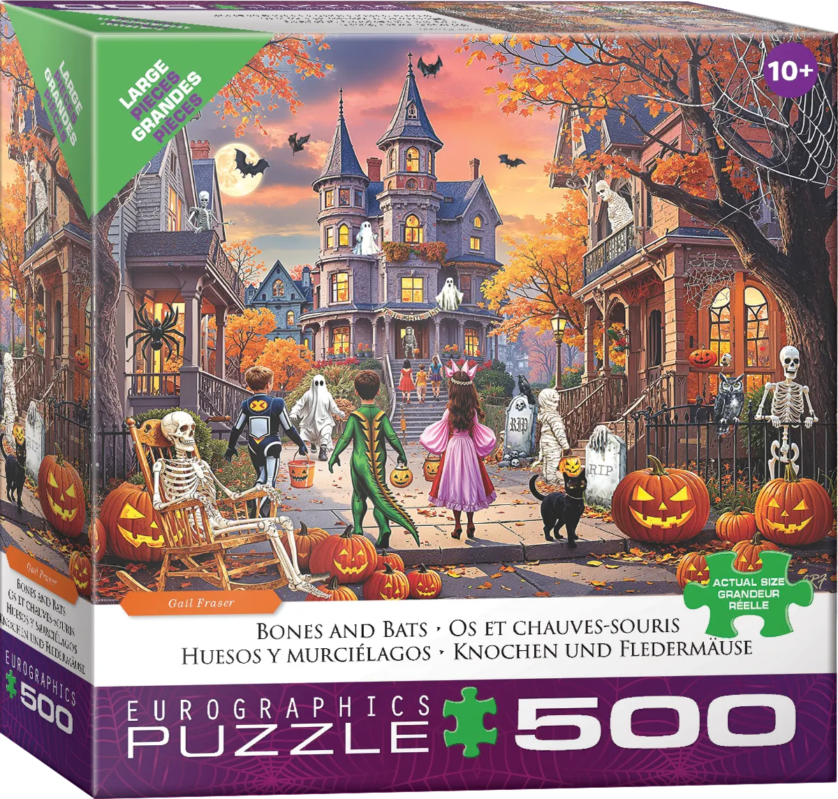 Bones & Bats 500 Piece Jigsaw Puzzle Eurographics