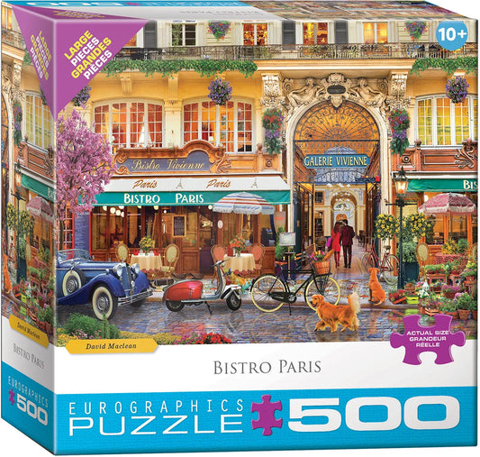Bistro Paris 500 Piece Jigsaw Puzzle Eurographics