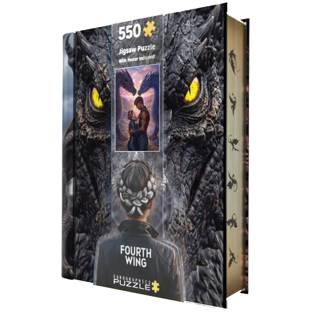 Fourth Wing 550 Piece Jigsaw Puzzle in Tin Eurographics